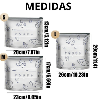 Bolsas Almacenamiento Aluminio